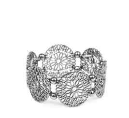 Brazalete plateado